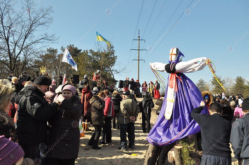 Как Днепропетровске масленицу отмечали