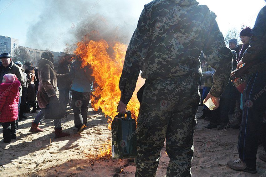 Как Днепропетровске масленицу отмечали