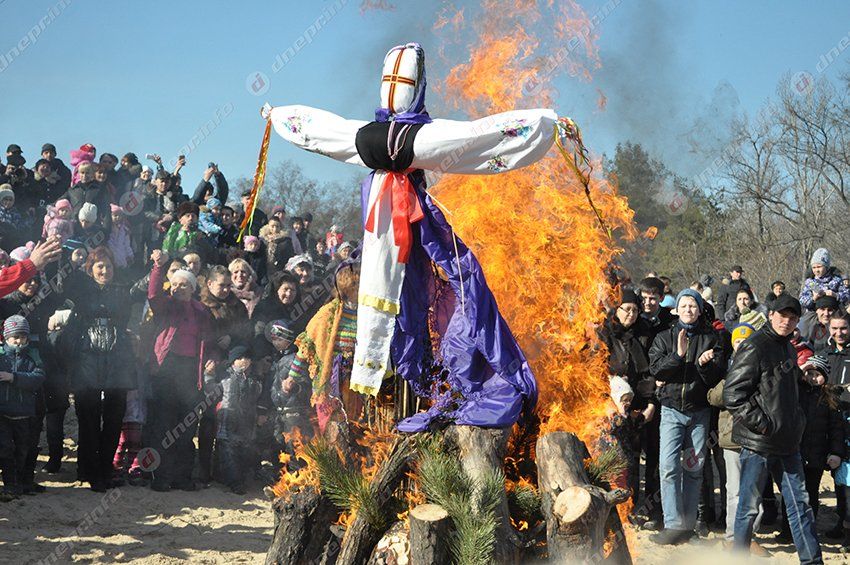 Как Днепропетровске масленицу отмечали
