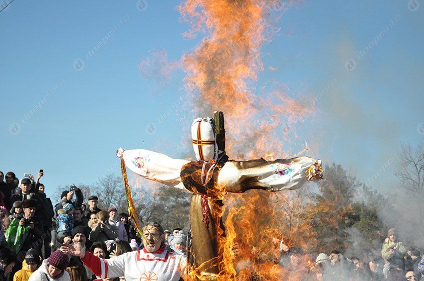 Как Днепропетровске масленицу отмечали