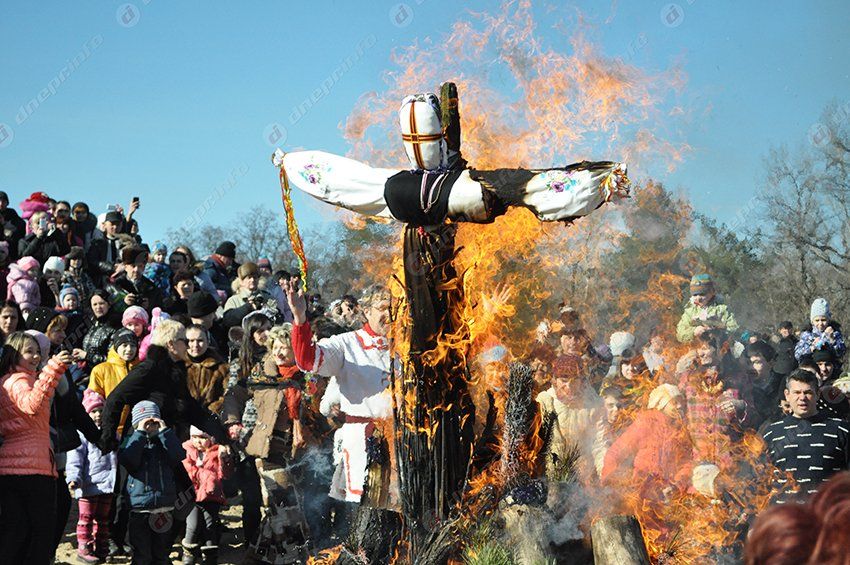Как Днепропетровске масленицу отмечали