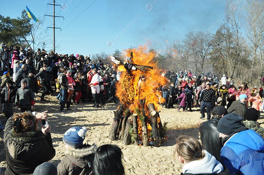 Как Днепропетровске масленицу отмечали