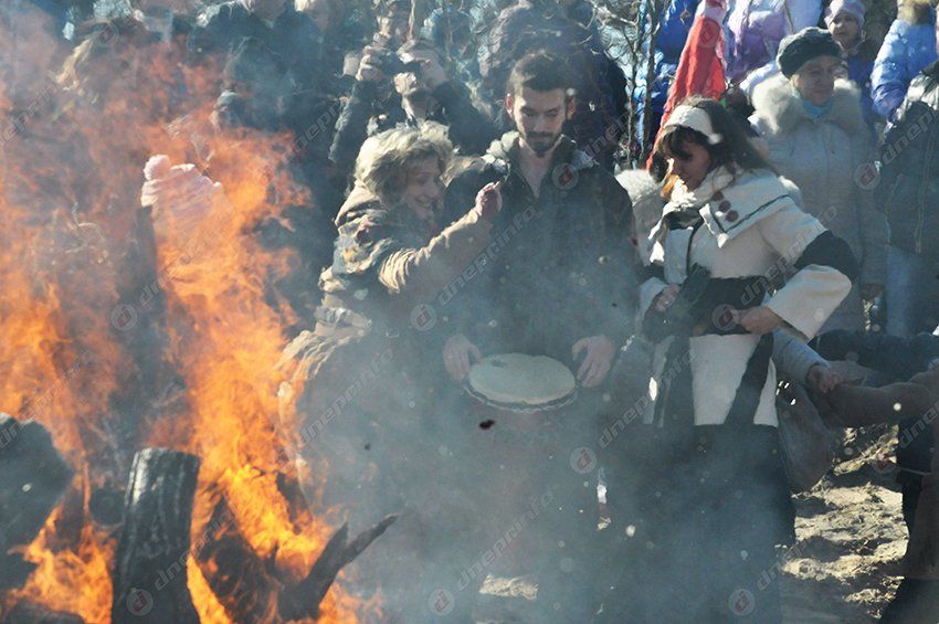 Как Днепропетровске масленицу отмечали