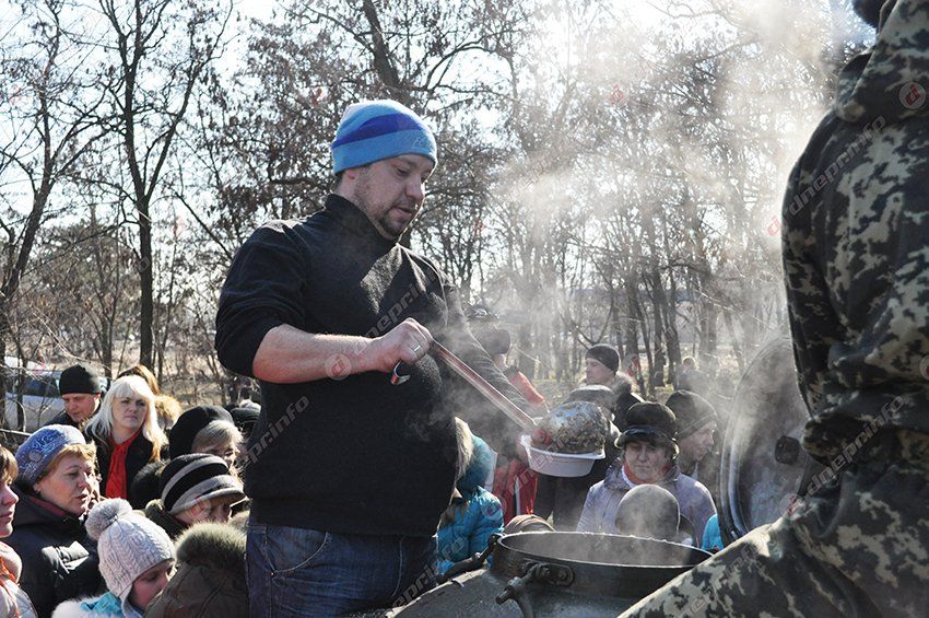 Как Днепропетровске масленицу отмечали