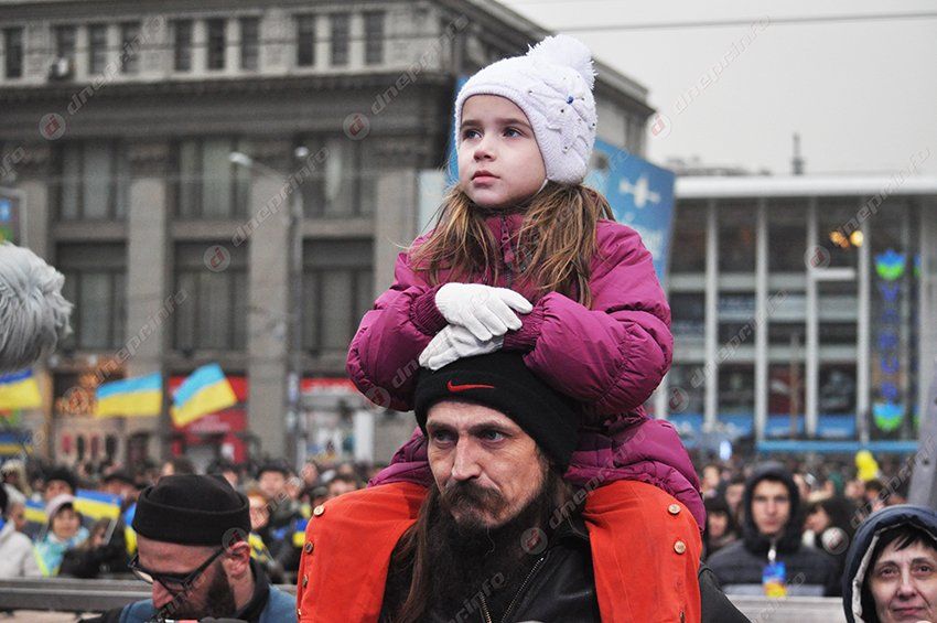В Днепропетровске прошел митинг «Днепр за Украину»