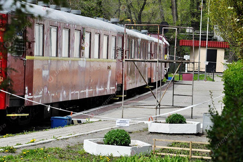 1 мая жители Днепропетровска смогут бесплатно покататься на детской железной дороге