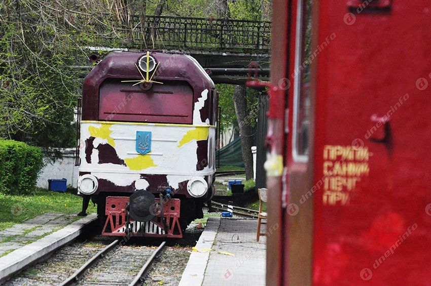 1 мая жители Днепропетровска смогут бесплатно покататься на детской железной дороге