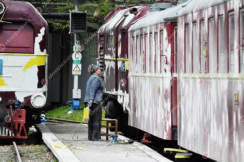 1 мая жители Днепропетровска смогут бесплатно покататься на детской железной дороге