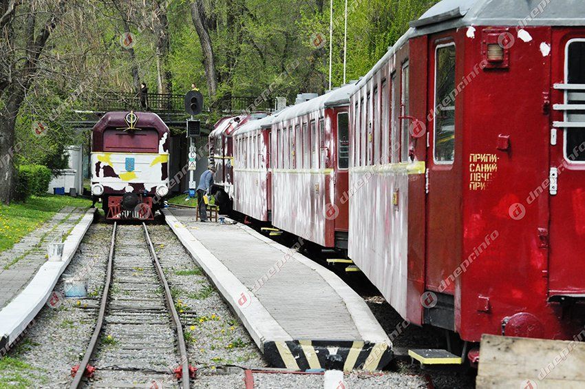 1 мая жители Днепропетровска смогут бесплатно покататься на детской железной дороге