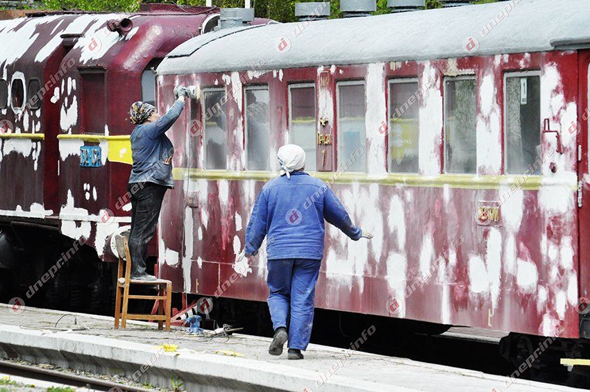 1 мая жители Днепропетровска смогут бесплатно покататься на детской железной дороге