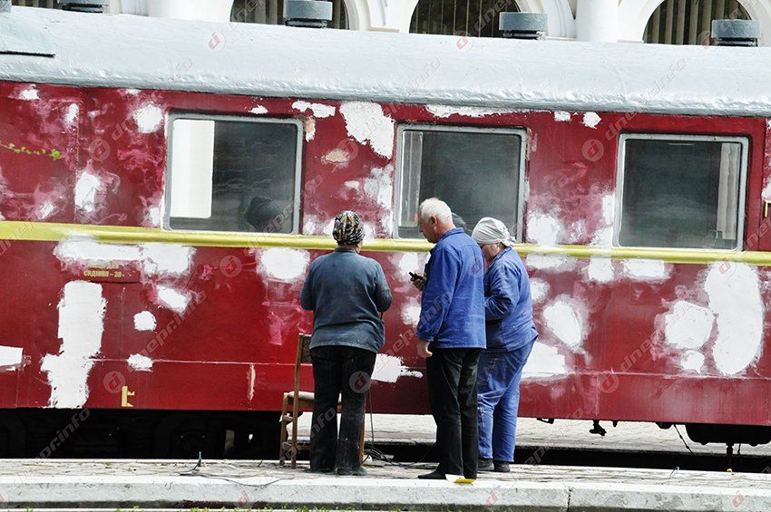 1 мая жители Днепропетровска смогут бесплатно покататься на детской железной дороге