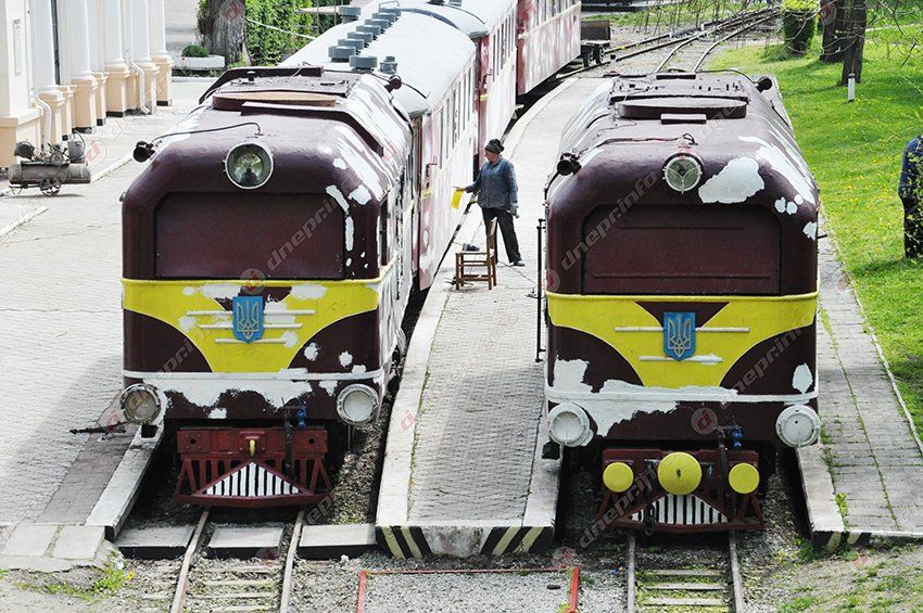 1 мая жители Днепропетровска смогут бесплатно покататься на детской железной дороге