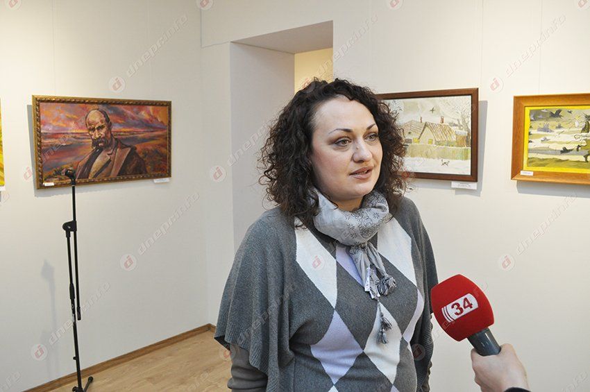 В Днепропетровске показали выставку работ художников-переселенцев