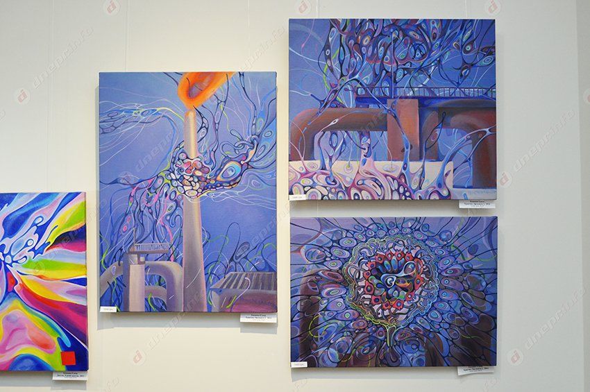 В Днепропетровске показали выставку работ художников-переселенцев