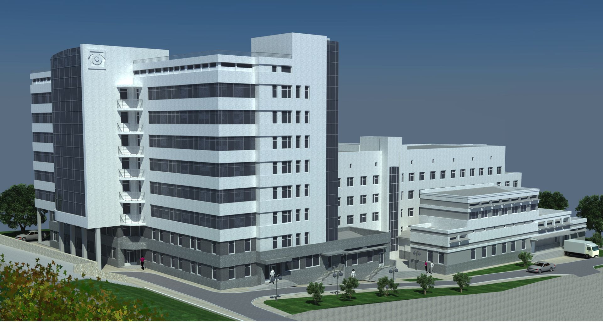 По новейшим стандартам строят корпус хирургии в областной офтальмологической больнице - Валентин Резниченко