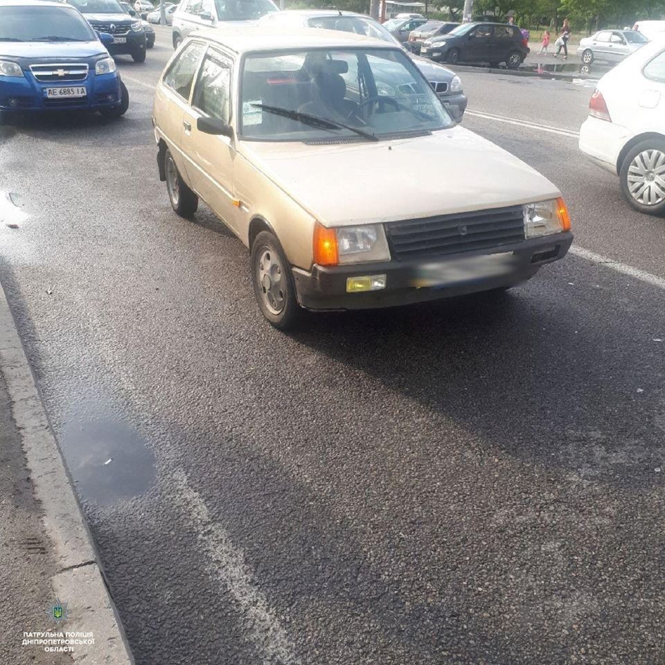 Автомобиль наехал на девочку-подростка. Новости Днепра
