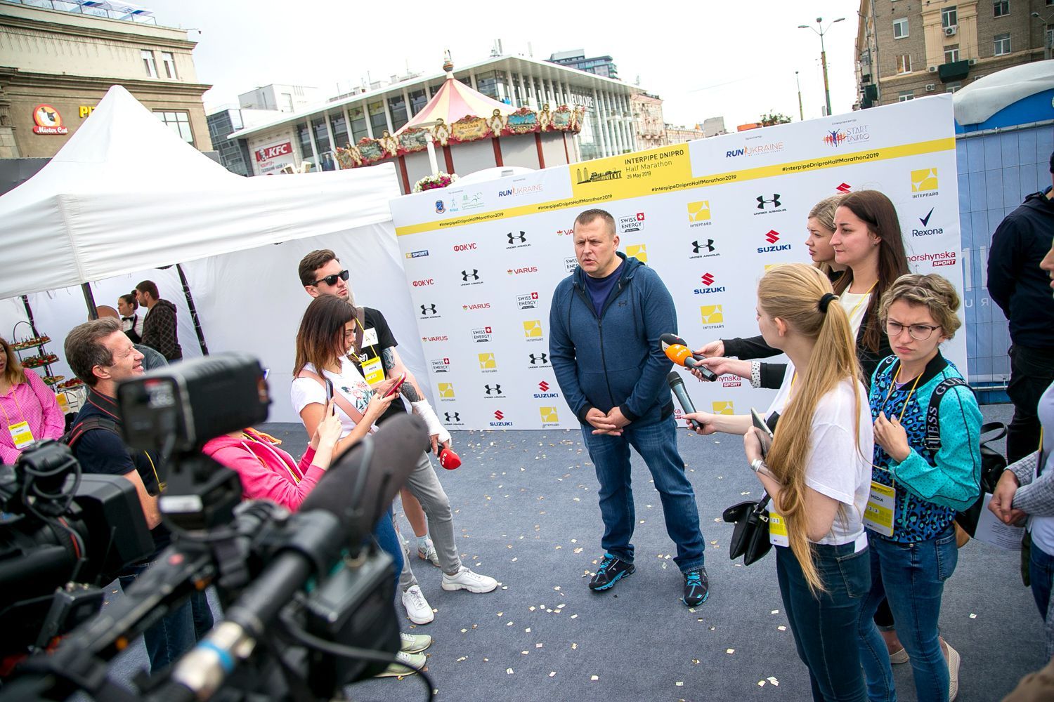 «4th Interpipe Dnipro Half Marathon 2019»: старт главной дистанции дал мэр Днепра Борис Филатов. Новости Днепра