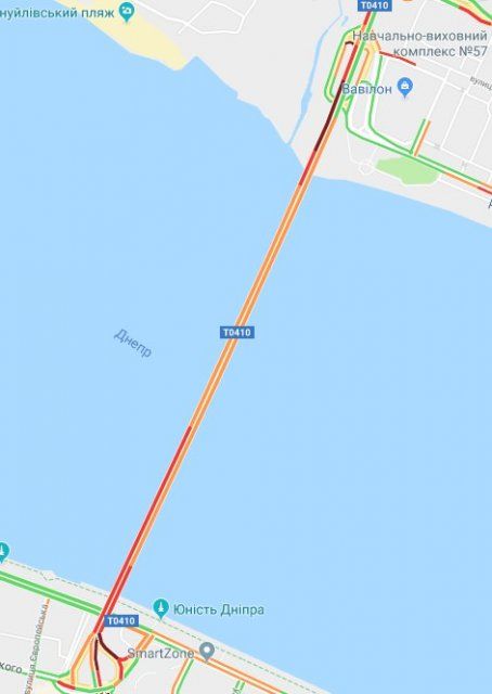 В Днепре с утра жители застряли в пробках. Новости Днепра