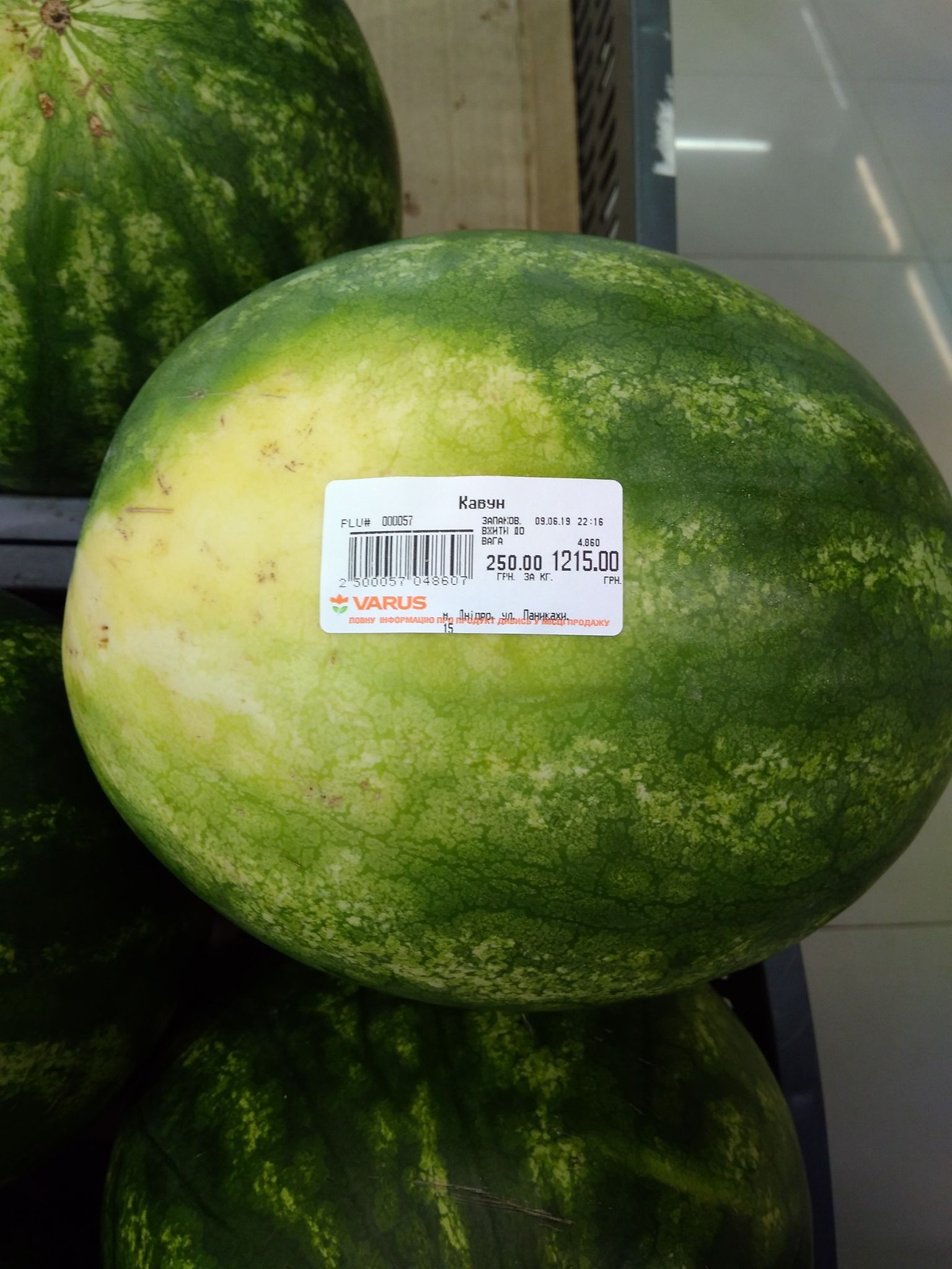В Днепре продавали арбузы по 1 000 гривен за штуку. Новости Днепра