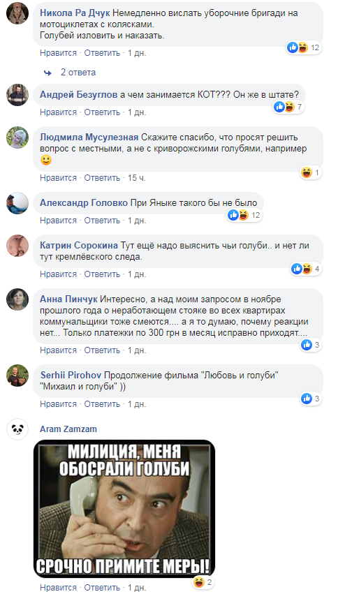 «Ничего нового»: как заммэра Лысенко «заставляют» решать проблемы голубиного помета. Новости Днепра