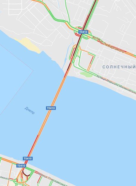 Утренний Днепр: куда лучше не стоит ехать, чтобы не застрять в пробках. Новости Днепра