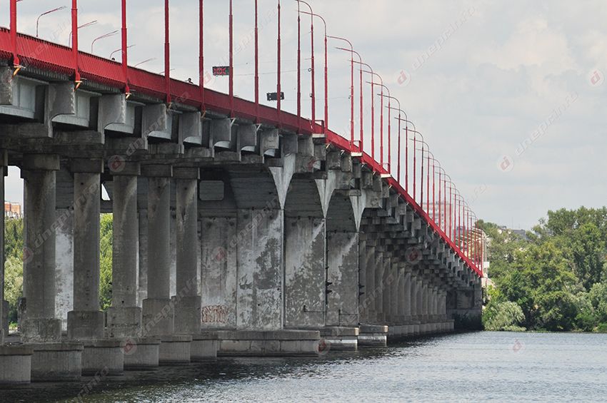 Новый мост в Днепре перекроют полностью. Новости Днепра