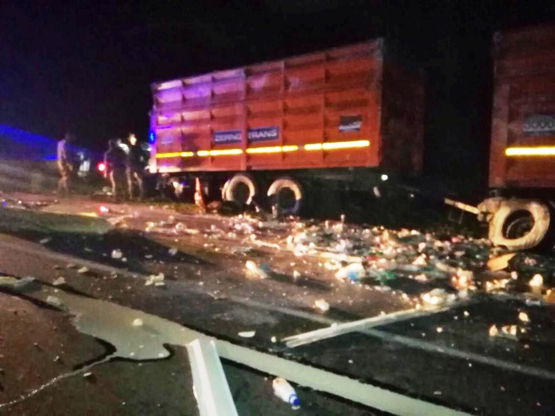 Столкнулись 2 грузовика: водитель умер. Новости Днепра