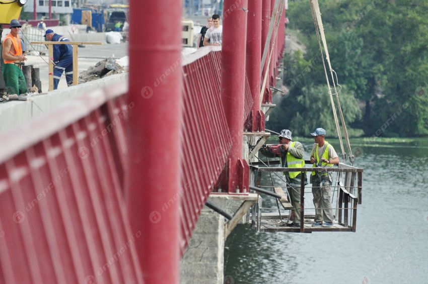 Перекрытие Нового моста: что делается. Новости Днепра
