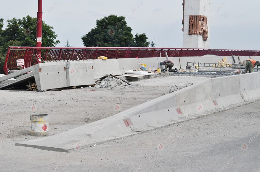 Перекрытие Нового моста: что делается. Новости Днепра