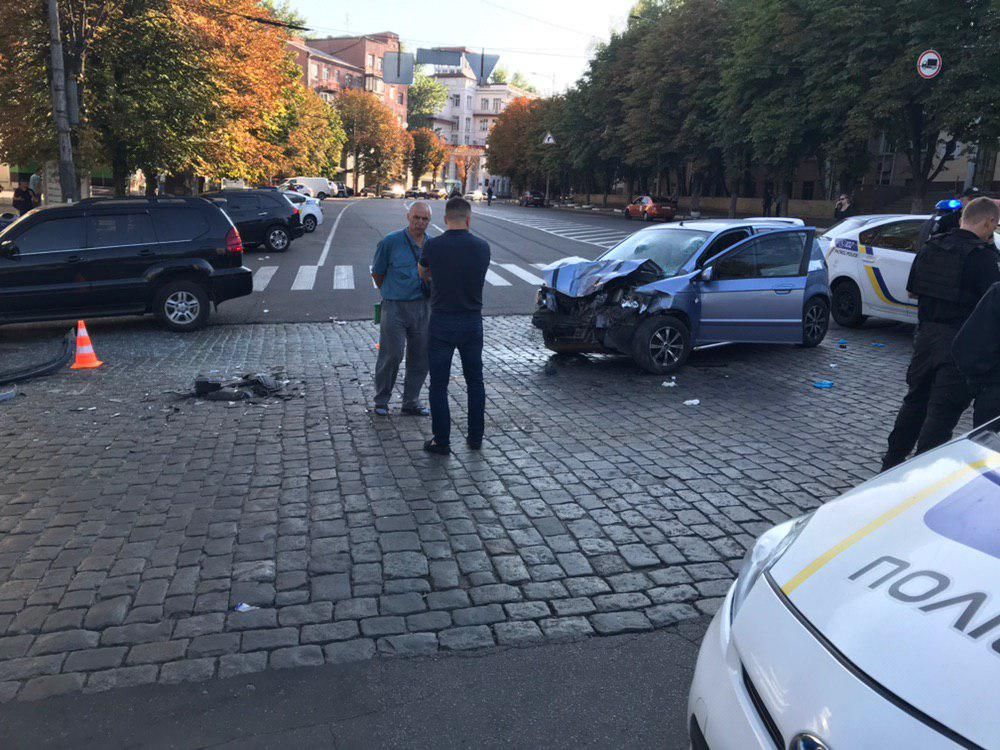 В Днепре из-за ДТП перевернулась маршрутка. Новости Днепра