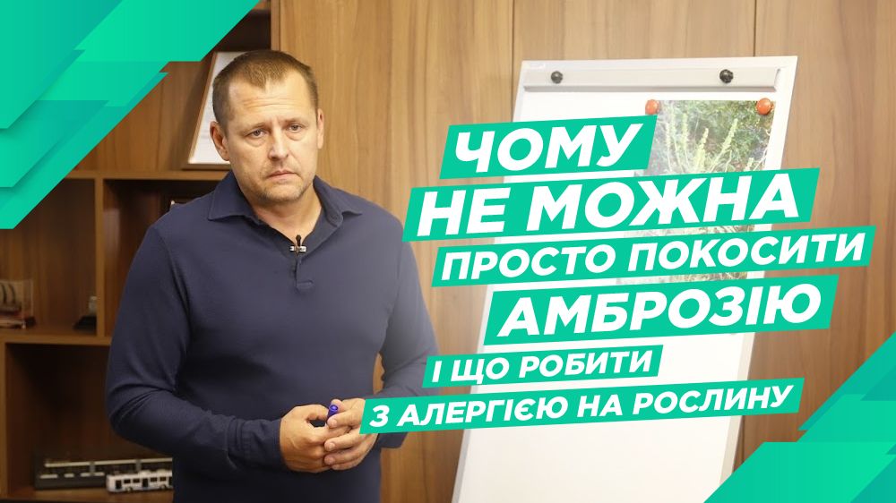 Филатов рассказал о борьбе с амброзией в Днепре. Новости Днепра