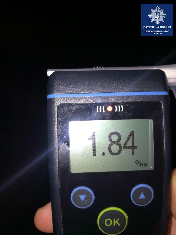 Пьяная женщина «рассекала» по Днепру за рулем автомобиля. Новости Днепра