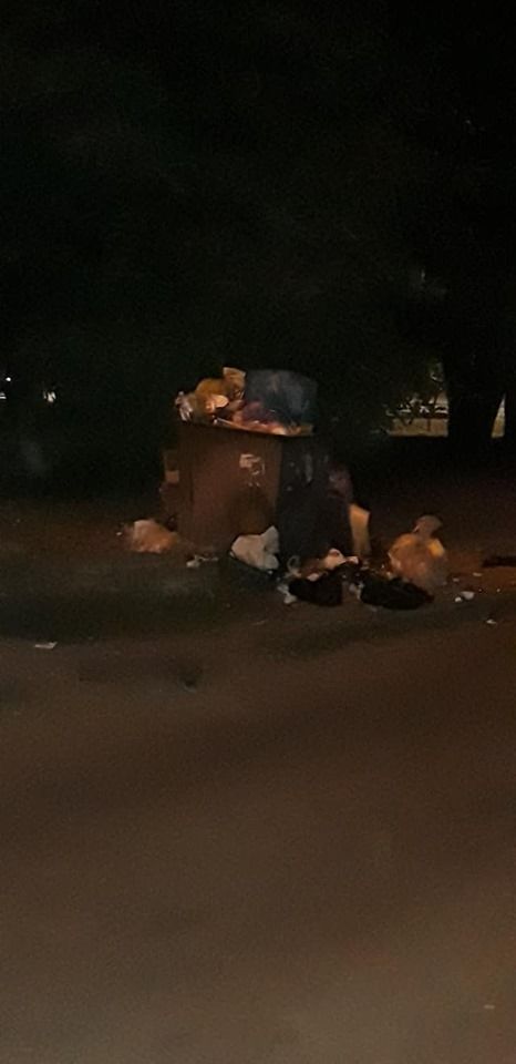 Мусорные баки – не всегда хорошо: из-за самовольно поставленного контейнера образовалась свалка во дворе дома. Новости Днепра