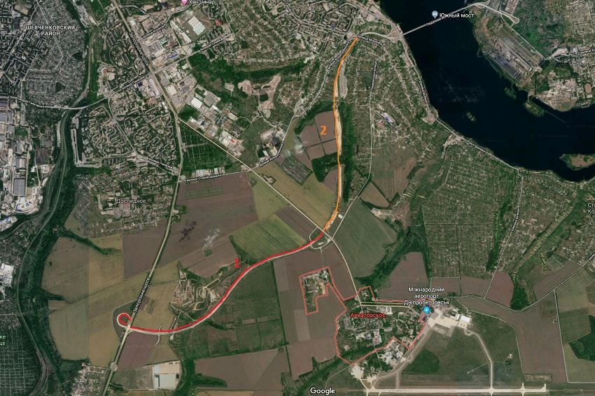 В Днепре начали достраивать объездную дорогу