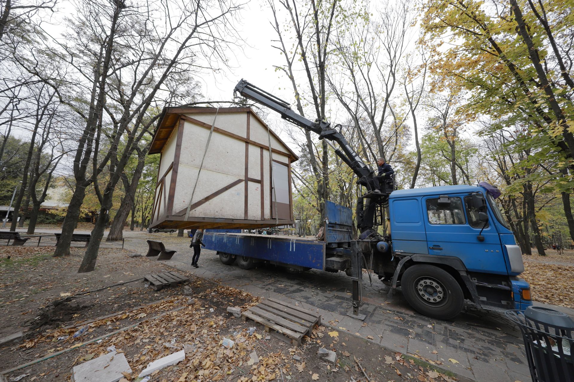 Парк Днепра очистили от незаконных сооружений. Новости Днепра