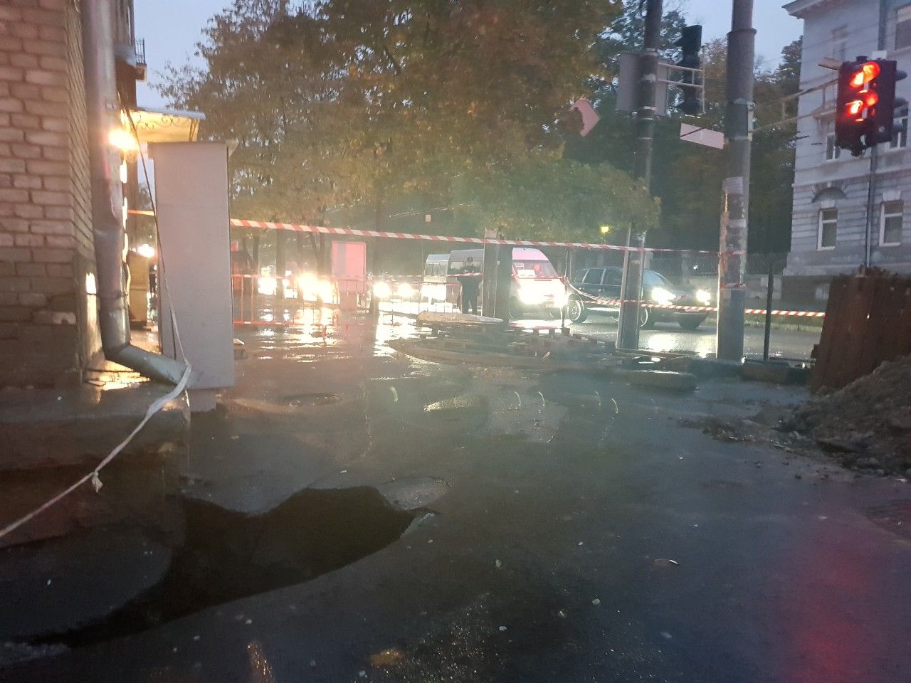 В Днепре начало проваливаться здание. Новости Днепра