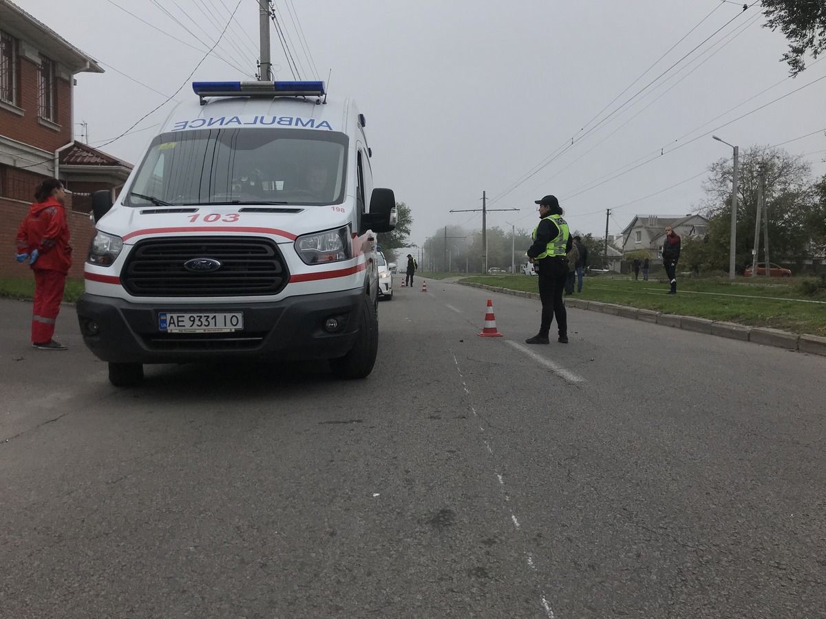 В Днепре женщину насмерть сбил мотоцикл. Новости Днепра