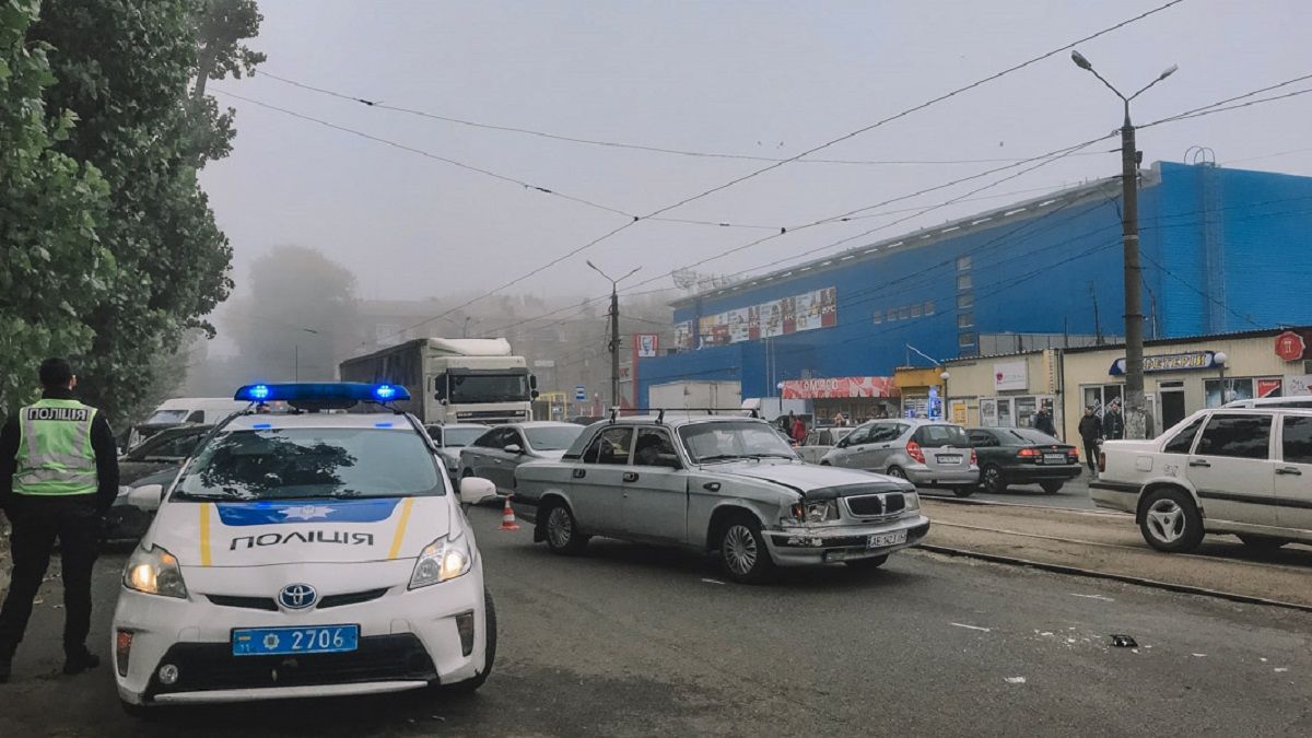 Потерял сознание за рулем: в Днепре водитель протаранил 4 авто. Новости Днепра