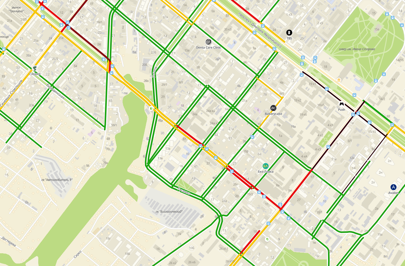 Жесткое столкновение двух авто: Днепр стоит в пробках. Новости Днепра