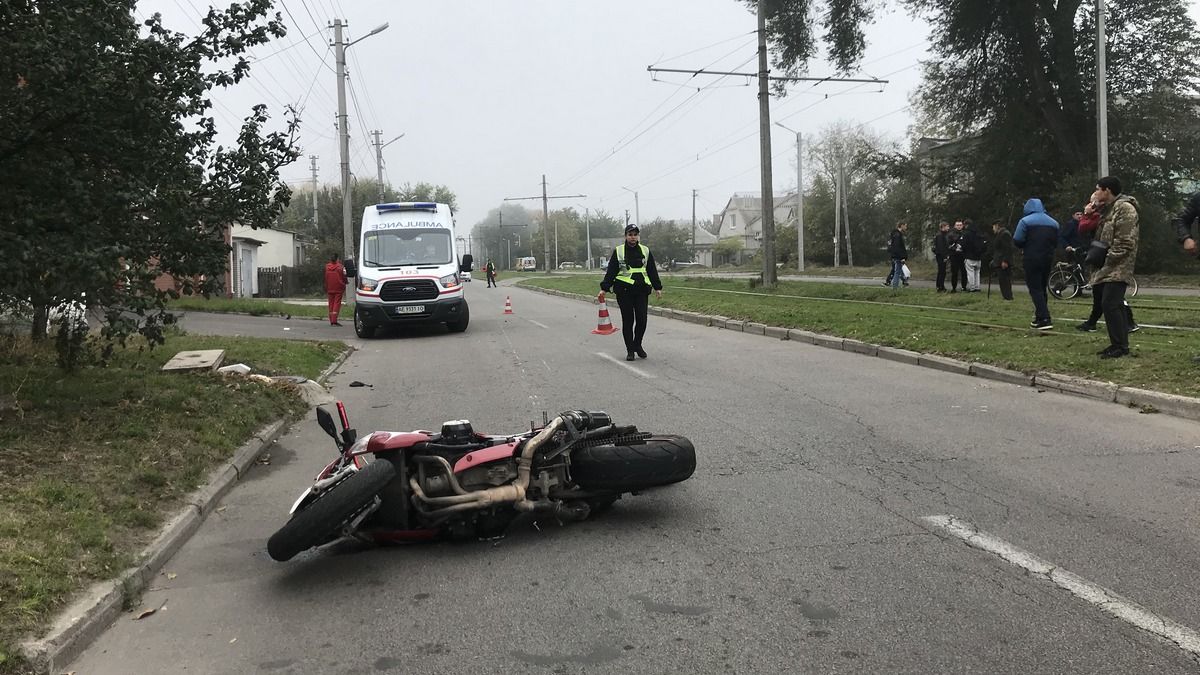 В Днепре женщину насмерть сбил мотоцикл. Новости Днепра