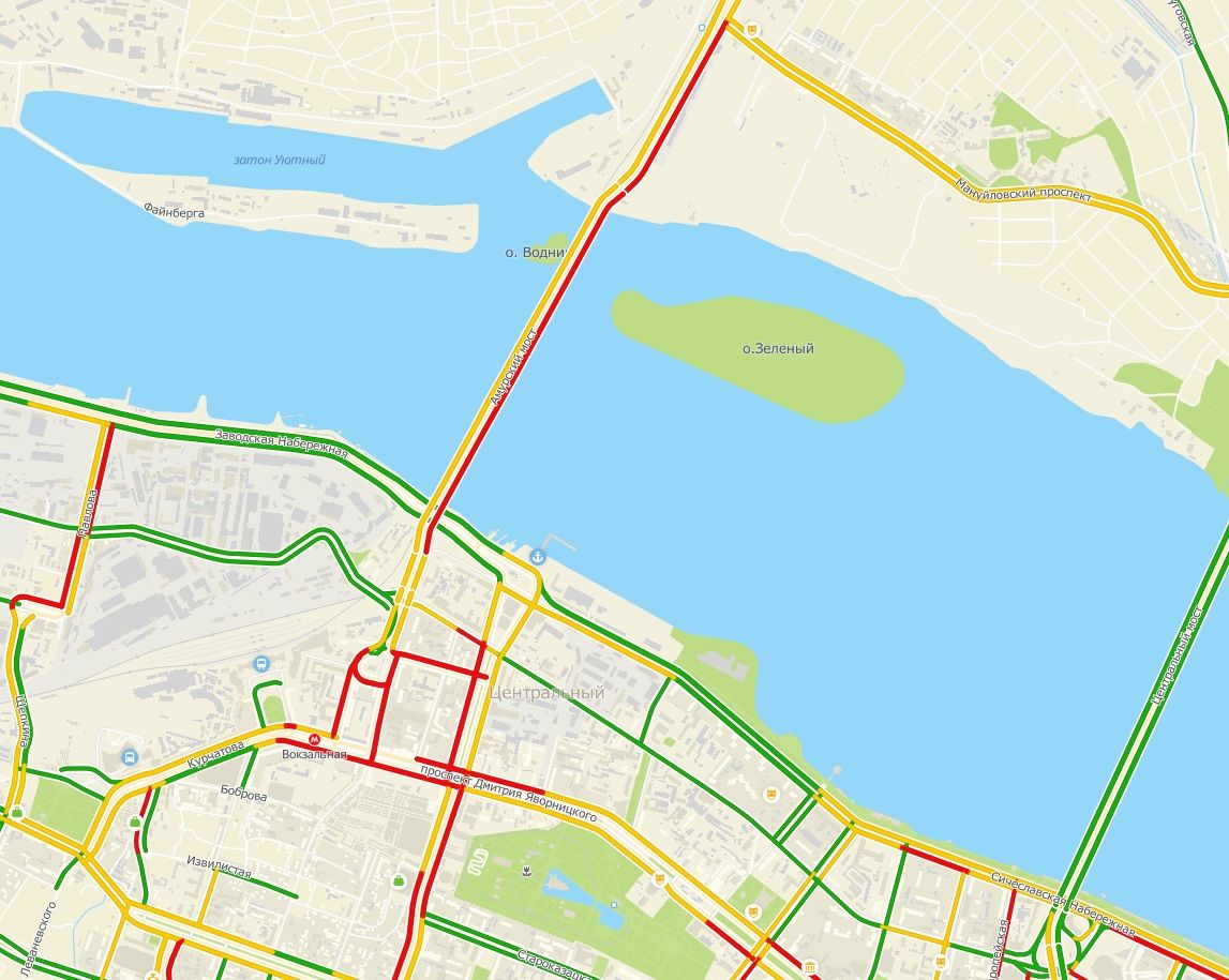 ДТП на Амурском мосту: Днепр стоит в пробках. Новости Днепра