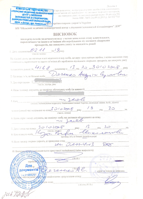 ДТП в Днепре с участием прокурора: результаты экспертиз. Новости Днепра