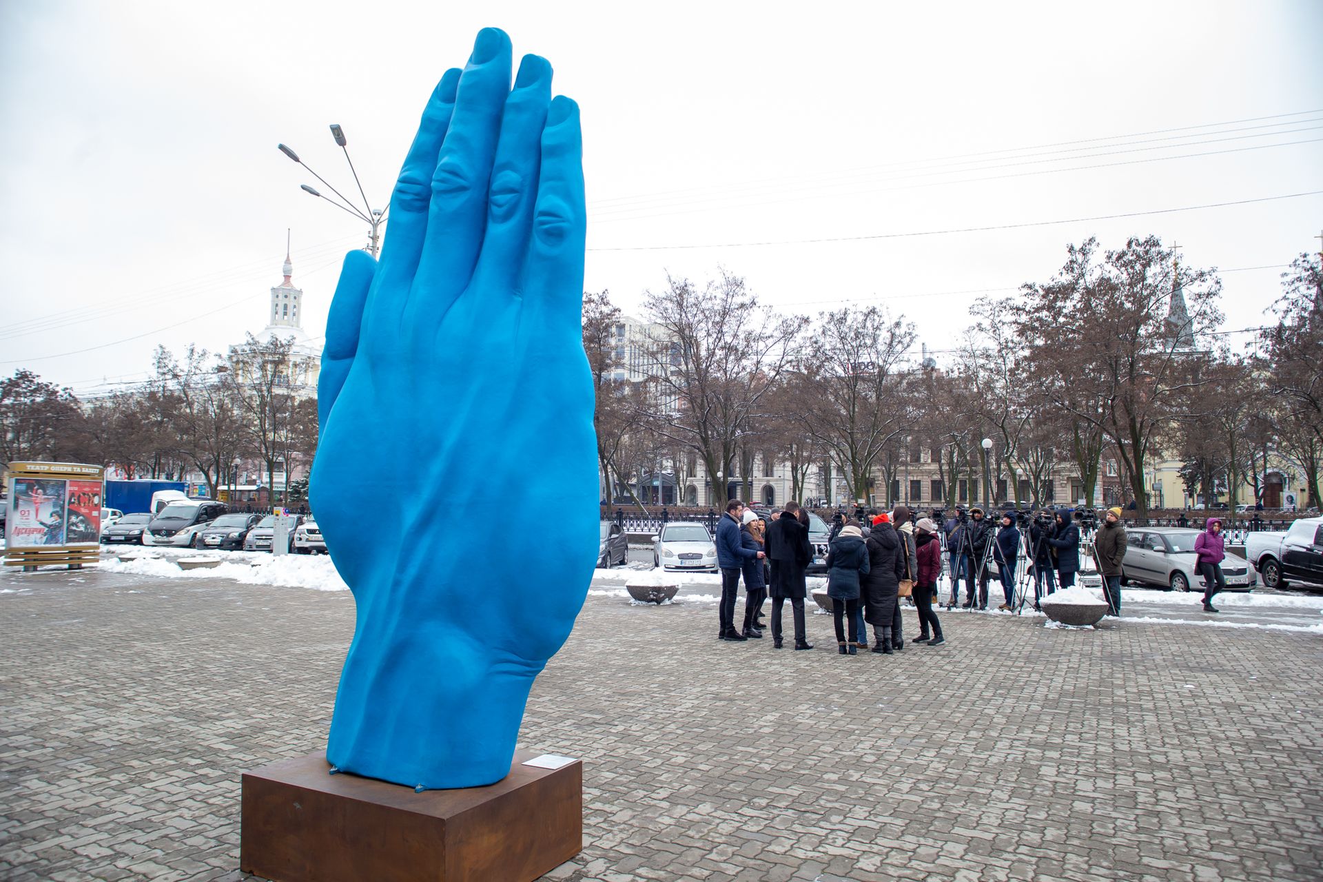 В центре Днепра открыли новую необычную скульптуру. Новости Днепра