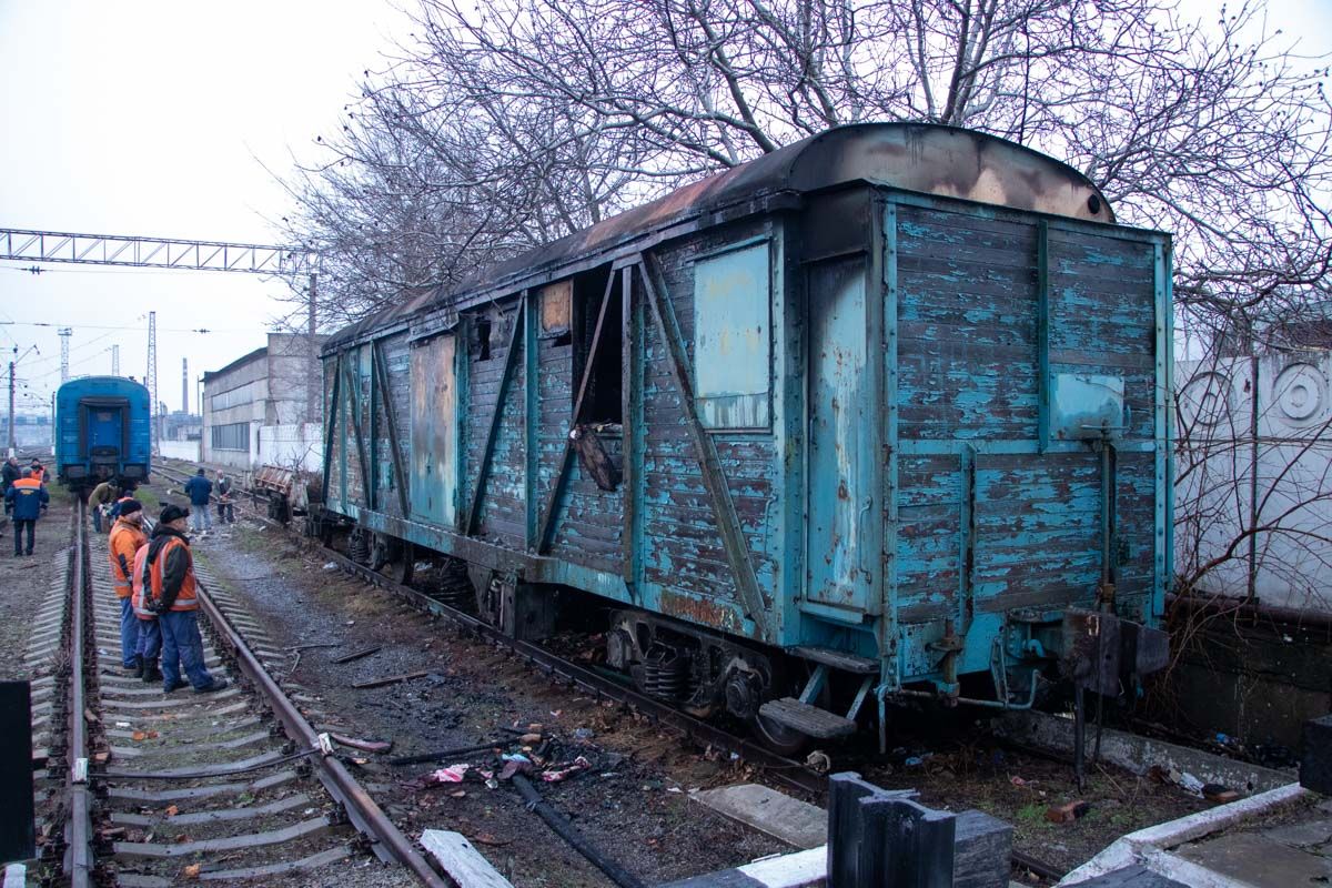 Трагедия на железной дороге в Днепре: в вагоне сгорела женщина. Новости Днепра