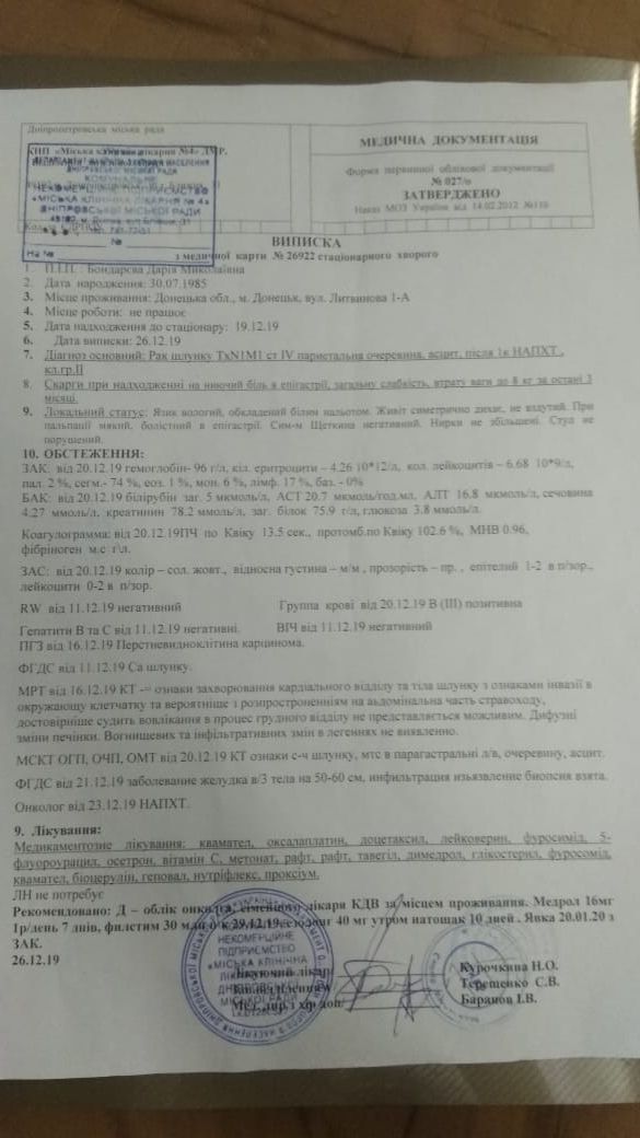 Нужна помощь: в Днепре спасают маму 8-летней девочки