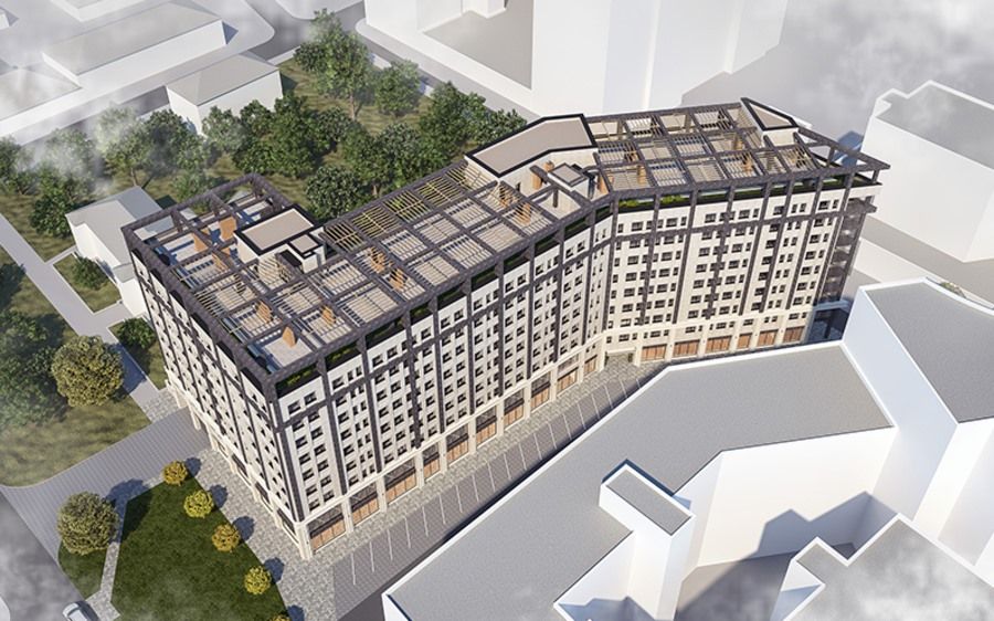 В центре Днепра начали строить новый многофункциональный комплекс. Новости Днепра