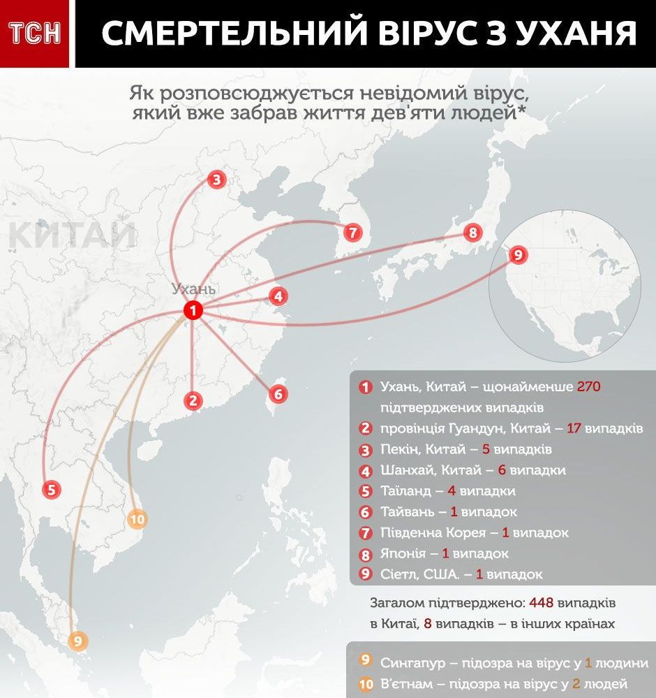 Смертельный вирус из Китая распространяется по миру: количество жертв растет. Новости мира