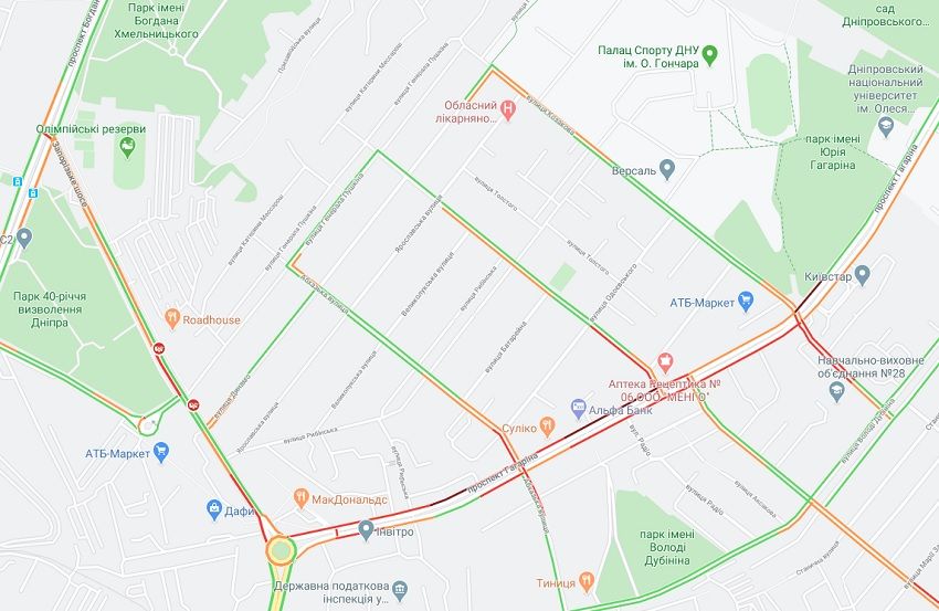 В Днепре в ДТП пострадали 4 человека. Новости Днепра