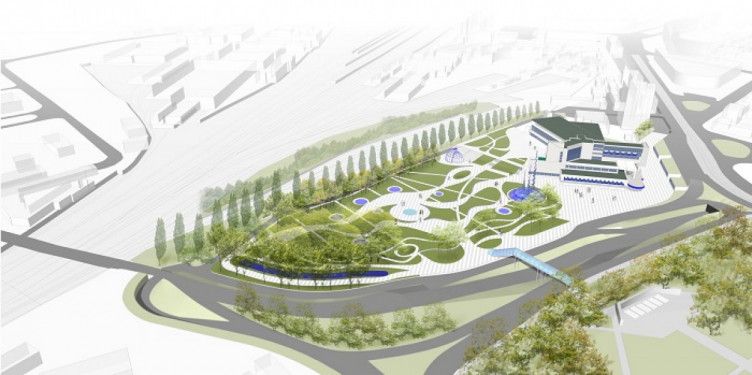 «Космоград» на месте автовокзала: как может измениться Днепр. Новости Днепра