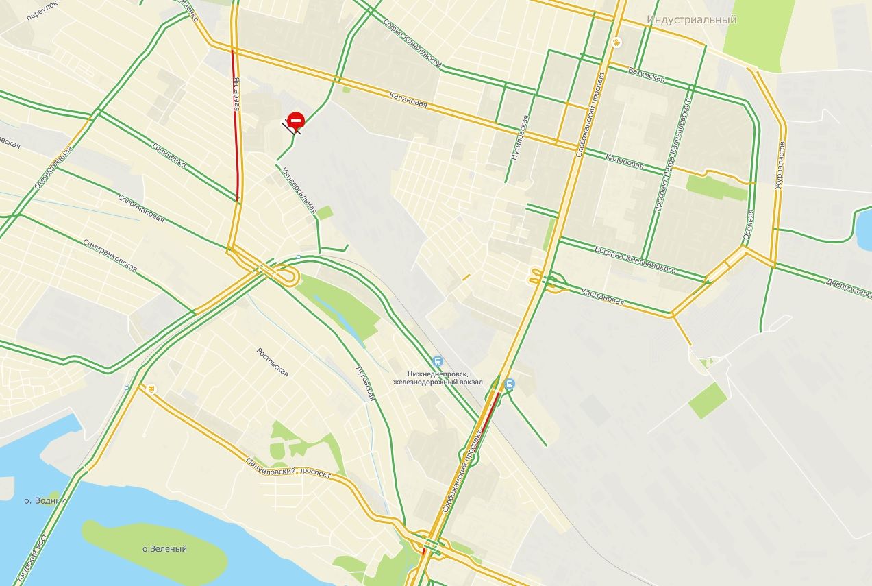 Пробки на дорогах Днепра: ситуация на данный момент. Новости Днепра